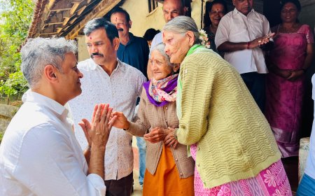 ಪಂದ್ಯಂಡ ಐನ್ ಮನೆಗೆ ಶಾಸಕ‌ ಎಎಸ್ ಪೊನ್ನಣ್ಣ ಭೇಟಿ