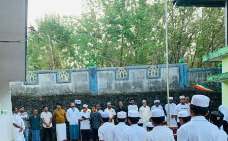 ಕೊಯನಾಡು ಸುನ್ನಿ ಮುಸ್ಲಿಂ ಜುಮಾ ಮಸೀದಿಯಲ್ಲಿ 77 ನೇ ಗಣರಾಜ್ಯೋತ್ಸವ ದಿನಾಚರಣೆ