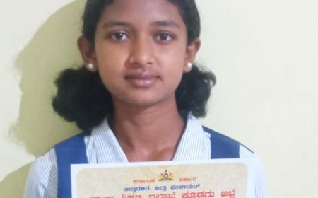 ಇಂಗ್ಲಿಷ್ ಭಾಷಣ ಸ್ಪರ್ಧೆಯಲ್ಲಿ ರಾಜ್ಯಮಟ್ಟಕ್ಕೆ ಆಯ್ಕೆಯಾದ ಚಾರಿಕ