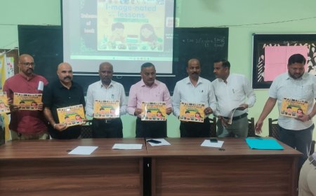 ಕೂಡಿಗೆ ಡಯಟ್ ನಲ್ಲಿ ಶಿಕ್ಷಕ ವಿಕ್ರಾಂತ್ ಕೇಳ್ಕರ್ ರಚಿಸಿರುವ ಎಸ್.ಎಸ್.ಎಲ್.ಸಿ ಇಂಗ್ಲೀಷ್ ಕಲಿಕಾ ಪುಸ್ತಕ ಬಿಡುಗಡೆ