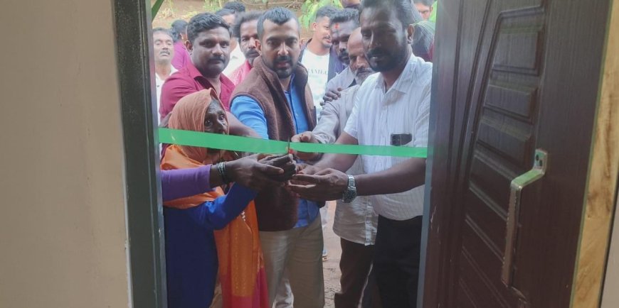 ನುಡಿದಂತೆ ನಡೆದ ಮಾಜಿ ಜಿ.ಪಂ ಸದಸ್ಯ ಅಬ್ದುಲ್ ಲತೀಫ್:  ಬೈರಜ್ಜಿಗೆ ಮನೆಯ ಭಾಗ್ಯ