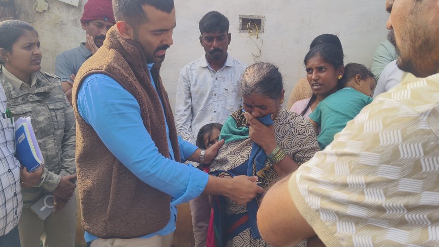 ಆನೆ ದಾಳಿಗೆ ಕೃಷಿಕ ಬಲಿ: ಶಾಸಕ ಡಾ.ಮಂತರ್ ಗೌಡ ಭೇಟಿ,ಕುಟುಂಬಸ್ಥರಿಗೆ ಸಾಂತ್ವನ