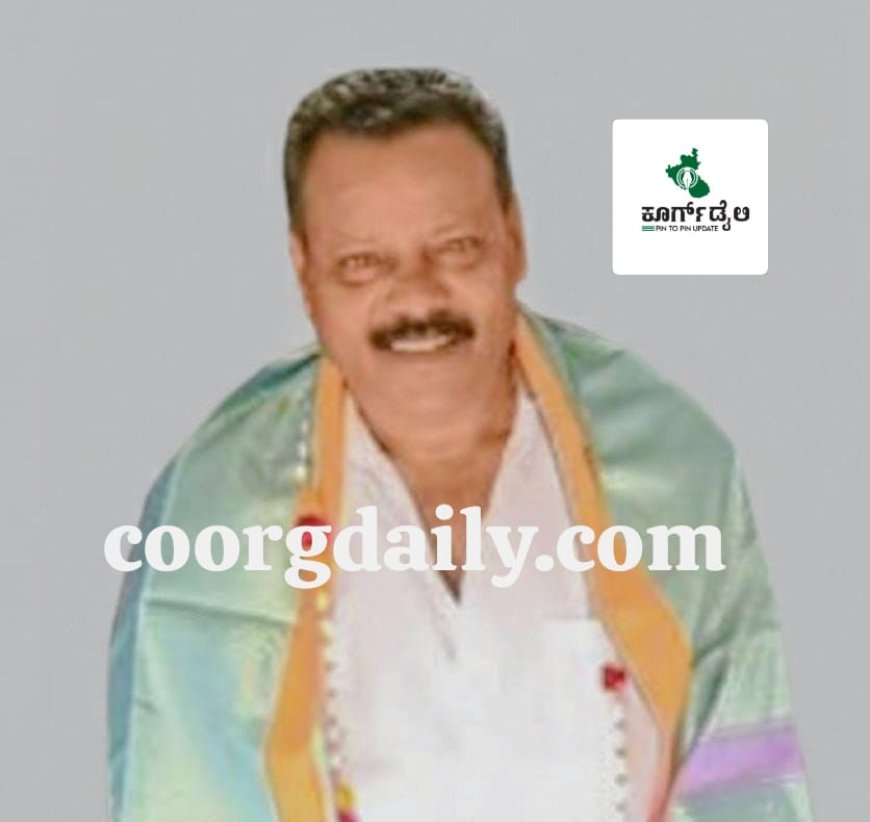 ವಿರಾಜಪೇಟೆ: ತನ್ನ ಅಂಗಡಿಯಲ್ಲೇ ನೇಣು ಬಿಗಿದು ಆತ್ಮಹತ್ಯೆ ಮಾಡಿಕೊಂಡ ಕ್ಷೌರಿಕ