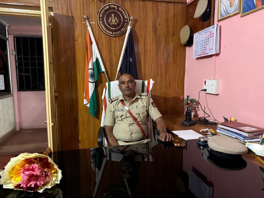 ಕುಟ್ಟ ಠಾಣಾಧಿಕಾರಿಯಾಗಿ ಎನ್.ಟಿ. ತಮ್ಮಯ್ಯ ಅಧಿಕಾರ ಸ್ವೀಕಾರ