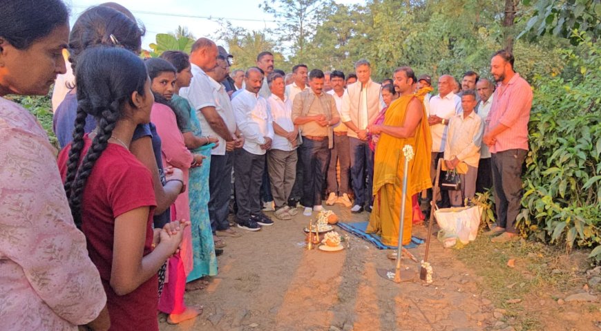 ಬೆಟ್ಟಗೇರಿಯಲ್ಲಿ ರಸ್ತೆ ಕಾಮಗಾರಿಗೆ ಚಾಲನೆ ನೀಡಿದ ಶಾಸಕ ಎಎಸ್ ಪೊನ್ನಣ್ಣ