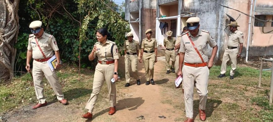 ಪೊನ್ನಂಪೇಟೆ ಪೊಲೀಸ್ ಠಾಣೆಗೆ ನೂತನ ಎಸ್.ಪಿ ಭೇಟಿ