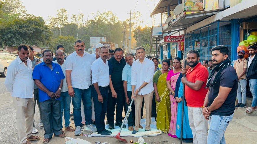 ಪೊನ್ನಂಪೇಟೆ ತಾಲೂಕಿನ ವಿವಿಧ ಭಾಗಗಳಲ್ಲಿ ₹ 10.77 ಕೋಟಿಗೂ ಅಧಿಕ ಮೊತ್ತದ ಕಾಮಗಾರಿಗಳಿಗೆ ಭೂಮಿ ಪೂಜೆ ಹಾಗೂ ಉದ್ಘಾಟನೆ ನೆರವೇರಿಸಿದ  ಶಾಸಕ ಎ.ಎಸ್ ಪೊನ್ನಣ್ಣ