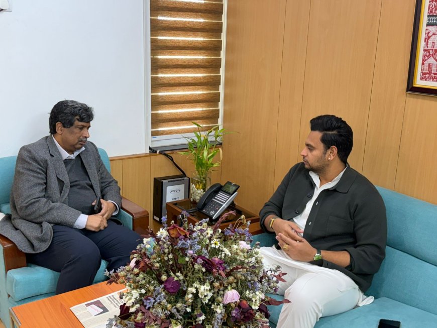 ಮೈಸೂರು-ಬೆಂಗಳೂರು ಮೇಲ್ಸೇತುವೆ ಕಾಮಗಾರಿ ತ್ವರಿತಗೊಳಿಸಲು ಸಂಸದರ ಮನವಿ;  ರಾಷ್ಟ್ರೀಯ ಹೆದ್ದಾರಿ ಪ್ರಾಧಿಕಾರ ಮುಖ್ಯ ಕಾರ್ಯದರ್ಶಿ ಭೇಟಿ ಮಾಡಿದ ಯದುವೀರ್‌ ಒಡೆಯರ್