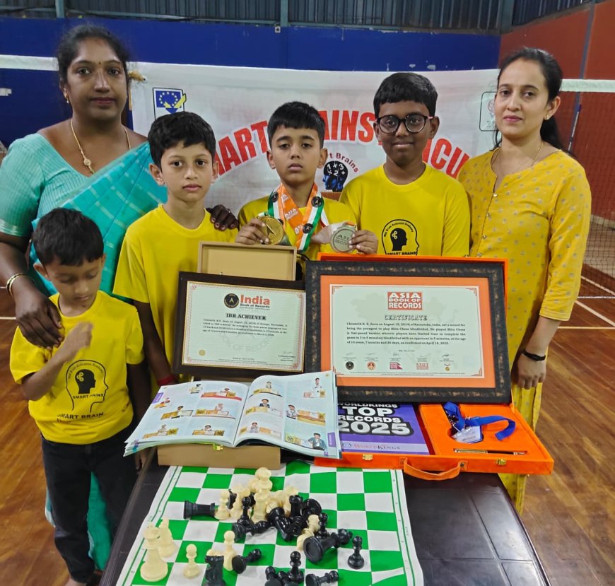 ಅಬಾಕಸ್ ಅಕಾಡೆಮಿಯಿಂದ ಪ್ರತಿಭಾ ಪರೀಕ್ಷೆ;  ಏಷ್ಯಾ ಬುಕ್ ಆಫ್ ರೆಕಾರ್ಡ್ ನಲ್ಲಿ  ವಿದ್ಯಾರ್ಥಿಗಳ ಸಾಧನೆ