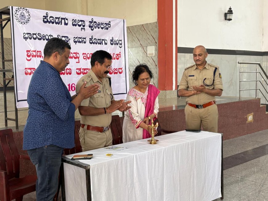 ಬಿವಿಬಿ ವತಿಯಿಂದ ಪೊಲೀಸ್ ಸಿಬ್ಬಂದಿಗೆ ಇ. ಎನ್. ಟಿ. ತಪಾಸಣಾ ಶಿಬಿರ