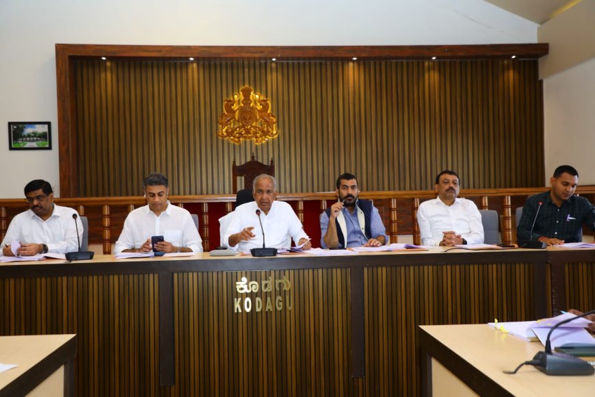 ಜಿಲ್ಲಾ ಉಸ್ತುವಾರಿ ಸಚಿವರಾದ ಎನ್.ಎಸ್.ಭೋಸರಾಜು ಅವರ ಅಧ್ಯಕ್ಷತೆಯಲ್ಲಿ  ಜಿಲ್ಲಾ ಯೋಜನಾ ಸಮಿತಿ ಸಭೆ;   ಸುಮಾರು 1300 ಕೋಟಿ ರೂ. ಕ್ರಿಯಾಯೋಜನೆ ಮಂಡನೆ