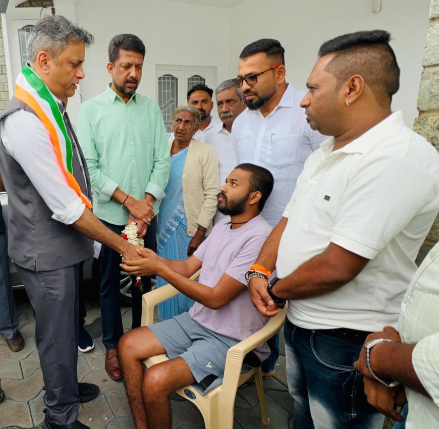 GB ಸಿಂಡ್ರೋಮ್ ಎಂಬ ಭೀಕರವಾದ ಅಪರೂಪದ ಕಾಯಿಲೆಗೆ ತುತ್ತಾಗಿದ್ದ ಬಡ‌‌ ಕುಟುಂಬಕ್ಕೆ ನೆರವಾದ ಶಾಸಕ‌‌ ಎಎಸ್ ಪೊನ್ನಣ್ಣ ಹಾಗೂ ಚೋಕಂಡ ಸಂಜು ಸುಬ್ಬಯ್ಯ