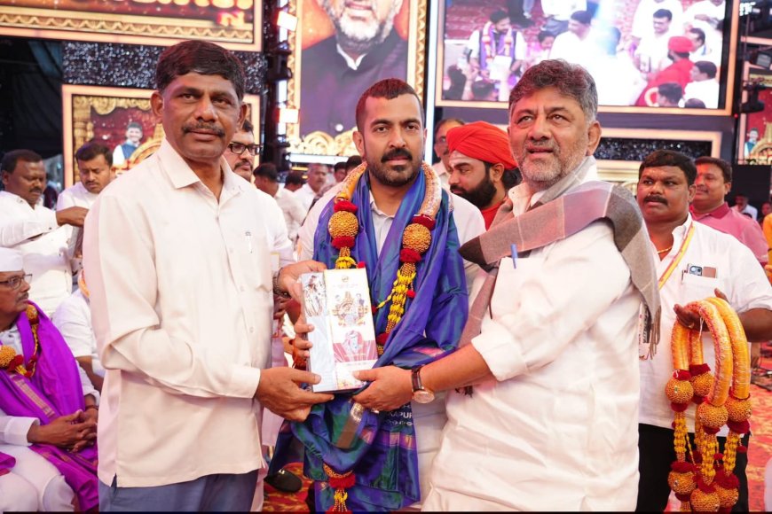 ಕನಕೋತ್ಸವ" ಕಾರ್ಯಕ್ರಮದಲ್ಲಿ ಭಾಗವಹಿಸಿದ ಶಾಸಕ ಡಾ.ಮಂತರ್ ಗೌಡ