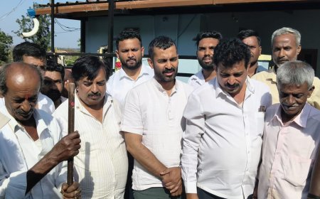 ನವಗ್ರಾಮದಲ್ಲಿ 25 ಲಕ್ಷ ರೂ ವೆಚ್ಚದ ಕಾಂಕ್ರೀಟ್ ರಸ್ತೆ ಕಾಮಗಾರಿಗೆ ಚಾಲನೆ ನೀಡಿದ ಶಾಸಕ ಡಾ.ಮಂತರ್ ಗೌಡ