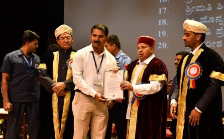 ವಿರಾಜಪೇಟೆಯ ಡಾ.ಹೇಮಂತ್ ಕುಮಾರ್ ಎಂ.ಎನ್ ಅವರಿಗೆ ಪಿಎಚ್ ಡಿ ಪದವಿ