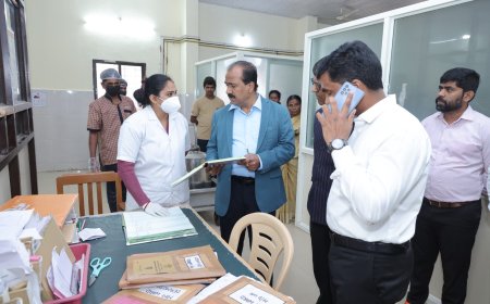 ರಾಜ್ಯ ಆಹಾರ ಆಯೋಗದ ಅಧ್ಯಕ್ಷರಾದ ಡಾ.ಎಚ್.ಕೃಷ್ಣ ಮತ್ತು  ಸದಸ್ಯರ ತಂಡ ವಿವಿಧೆಡೆ ದಿಢೀರ್ ಭೇಟಿ; ಪರಿಶೀಲನೆ