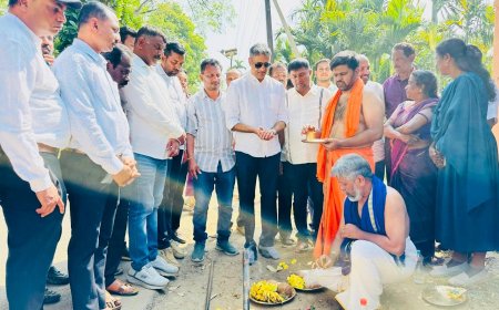 ಸಿದ್ದಾಪುರ:50ಲಕ್ಷ ವೆಚ್ಚದಲ್ಲಿ ಕರಡಿಗೋಡು ರಸ್ತೆ ಕಾಮಗಾರಿಗೆ ಶಾಸಕ ಎಎಸ್ ಪೊನ್ನಣ್ಣ ಚಾಲನೆ