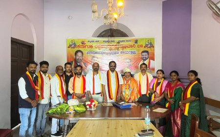 ಪಿ.ಕೃಷ್ಣೇಗೌಡ ಅವರ ನೇತೃತ್ವದ ಕರ್ನಾಟಕ ರಕ್ಷಣಾ ವೇದಿಕೆಯ ಸ್ವಾಭಿಮಾನಿ ಬಣದ ನೂತನ ಜಿಲ್ಲಾಧ್ಯಕ್ಷರಾಗಿ ಪಿ.ಕೆ.ಉದಯಕುಮಾರ್ ಆಯ್ಕೆ