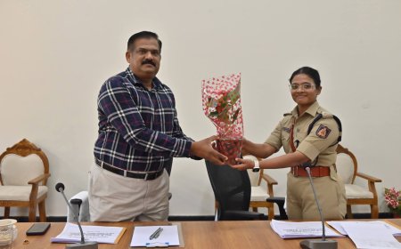 ಮಡಿಕೇರಿ:ಜಿಲ್ಲಾ ಪೊಲೀಸ್ ಕಛೇರಿಗೆ‌ ಪೊಲೀಸ್ ಮಹಾ ನಿರೀಕ್ಷಕರಾದ ಎನ್.ಸತೀಶ್ ಕುಮಾರ್ ಭೇಟಿ