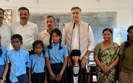 ಗೋಲಿಕಟ್ಟೆ ಪ್ರಾಥಮಿಕ ಶಾಲಾ ವಿದ್ಯಾರ್ಥಿಗಳಿಗೆ ಪಾಠ ಮಾಡಿದ ಶಾಸಕರಾದ ಎ.ಎಸ್.ಪೊನ್ನಣ್ಣ