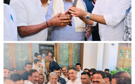 ಶಾಸಕ ಅಜ್ಜಿಕುಟ್ಟಿರ ಎಸ್ ಪೊನ್ನಣ್ಣ  ನೇತೃತ್ವದಲ್ಲಿ, ಕೊಡಗು ಗೌಡ ಸಮಾಜದ  ವತಿಯಿಂದ  ಮುಖ್ಯಮಂತ್ರಿಗಳಿಗೆ ಹಾಗೂ ಕಂದಾಯ ಸಚಿವರಿಗೆ ಗೌರವಾರ್ಪಣೆ