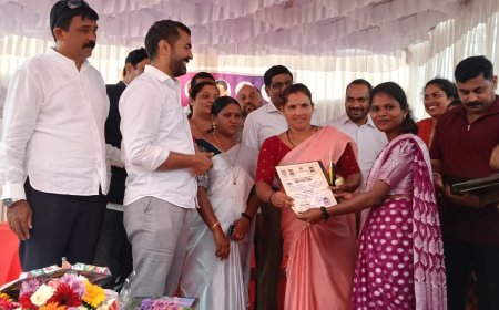 ಹೊದ್ದೂರು ಬಳಿಯ ಕಬಡಗೇರಿ ಕುಟುಂಬಗಳಿಗೆ  ಶಾಸಕರಾದ ಡಾ.ಮಂತರ್ ಗೌಡ ಅವರಿಂದ ನಿವೇಶನ ಹಕ್ಕುಪತ್ರ ವಿತರಣೆ