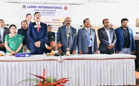 ಕುಡ್ಪಿ ಅರವಿಂದ ಶೆಣೈ ಅವರಿಂದ ಅಮ್ಮತ್ತಿ–ಪಾಲಿಬೆಟ್ಟ ಲಯನ್ಸ್ ಕ್ಲಬ್‌ಗಳಿಗೆ ವಾರ್ಷಿಕ ಭೇಟಿ