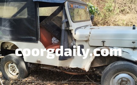 ಸಿದ್ದಾಪುರ;ಕಾಡಾನೆ ದಾಳಿ: ಜೀಪು ಜಖಂ, ಮಹಿಳೆಗೆ ಗಂಭೀರ ಗಾಯ