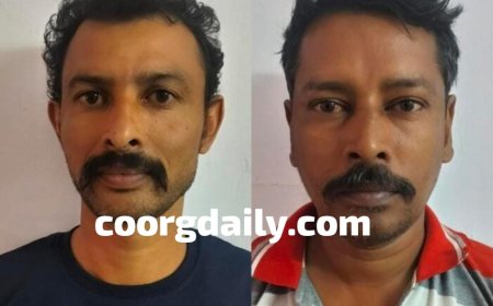 ವಿರಾಜಪೇಟೆ:ಗಾಂಜಾ ಮಾರಾಟ ಇಬ್ಬರ ಬಂಧನ