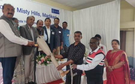 ರೋಟರಿ ದಿನಾಚರಣೆ - ಮಿಸ್ಟಿ ಹಿಲ್ಸ್ , ಸ್ವಾಮಿ ವಿವೇಕಾನಂದ ಯೂತ್ ಮೂವ್ ಮೆಂಟ್ ವತಿಯಿಂದ  22 ಫಲಾನುಭವಿಗಳಿಗೆ ಕೖತಕ ಕೈ, ಕಾಲು ಜೋಡಣೆ