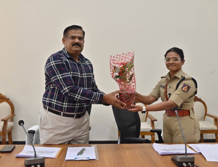 ಮಡಿಕೇರಿ:ಜಿಲ್ಲಾ ಪೊಲೀಸ್ ಕಛೇರಿಗೆ‌ ಪೊಲೀಸ್ ಮಹಾ ನಿರೀಕ್ಷಕರಾದ ಎನ್.ಸತೀಶ್ ಕುಮಾರ್ ಭೇಟಿ