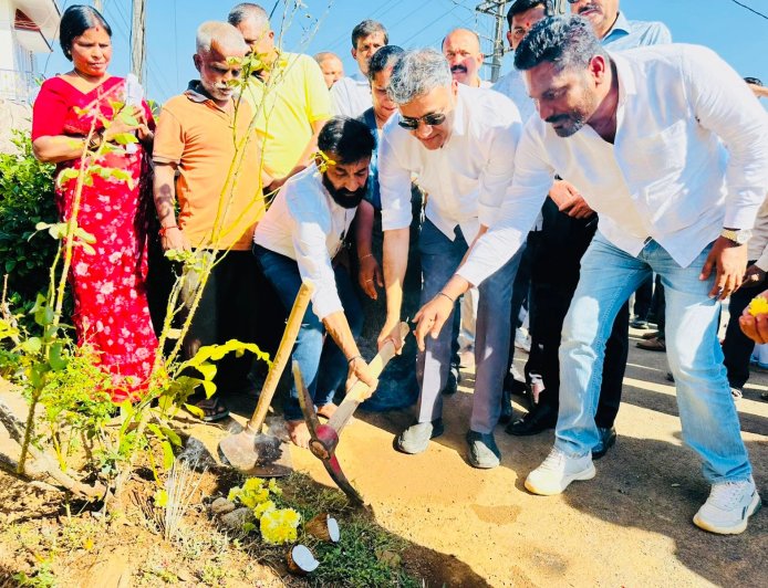 ಪೊನ್ನಂಪೇಟೆ: ವಿವಿಧ ಕಾಮಗಾರಿಗಳಿಗೆ ಚಾಲನೆ ನೀಡಿದ ಶಾಸಕ ಎಎಸ್ ಪೊನ್ನಣ್ಣ
