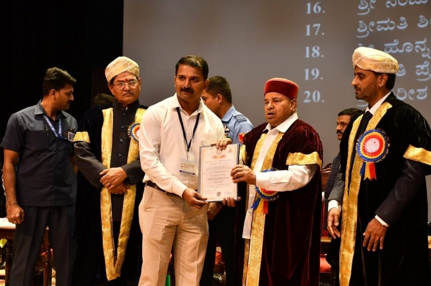 ವಿರಾಜಪೇಟೆಯ ಡಾ.ಹೇಮಂತ್ ಕುಮಾರ್ ಎಂ.ಎನ್ ಅವರಿಗೆ ಪಿಎಚ್ ಡಿ ಪದವಿ