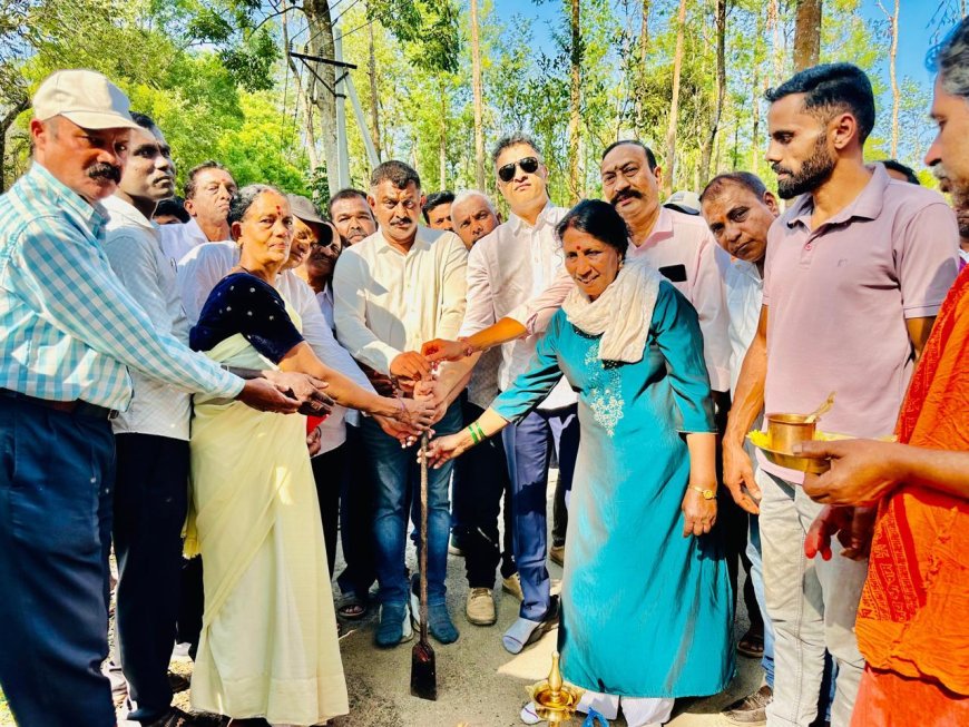 ಮಾಲ್ದಾರೆ:ಒಂದು ಕೋಟಿ ರೂ ವೆಚ್ಚದ ವಿವಿಧ ರಸ್ತೆ ಕಾಮಗಾರಿಗೆ ಶಾಸಕ ಎಎಸ್ ಪೊನ್ನಣ್ಣ ಚಾಲನೆ