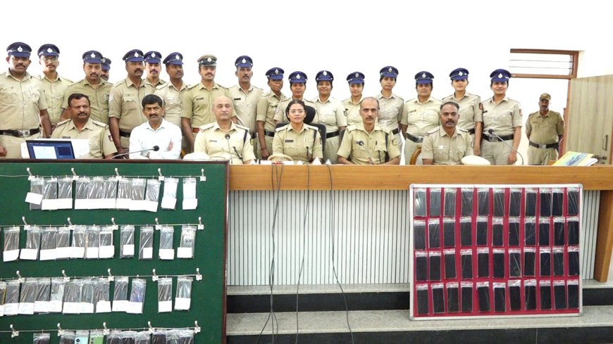 ಮೂರು ತಿಂಗಳಲ್ಲಿ 104 ಮೊಬೈಲ್ ಫೋನ್ ಪತ್ತೆ ಹಚ್ಚಿದ‌ ಕೊಡಗಿನ ಸೈಬರ್ ಕ್ರೈಮ್ ಪೊಲೀಸರು