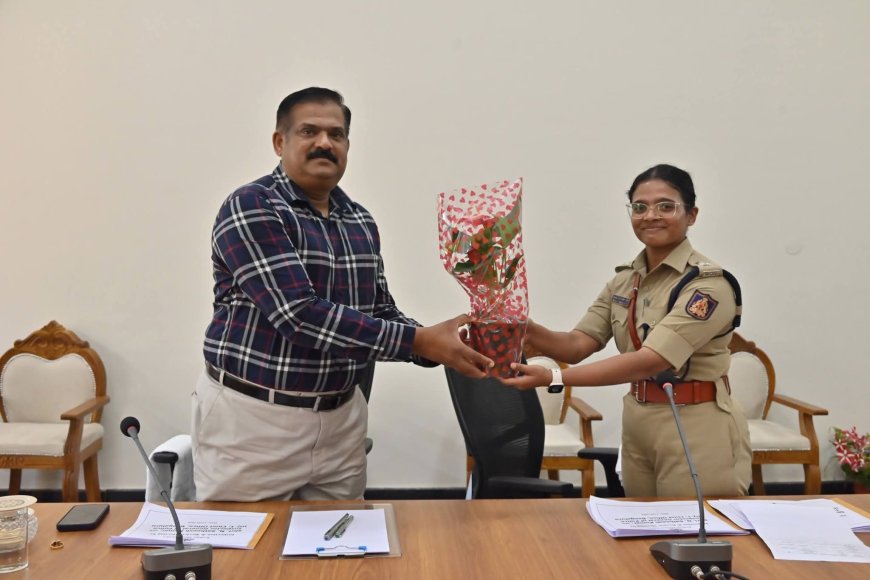 ಮಡಿಕೇರಿ:ಜಿಲ್ಲಾ ಪೊಲೀಸ್ ಕಛೇರಿಗೆ‌ ಪೊಲೀಸ್ ಮಹಾ ನಿರೀಕ್ಷಕರಾದ ಎನ್.ಸತೀಶ್ ಕುಮಾರ್ ಭೇಟಿ