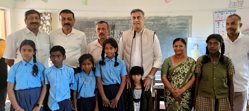 ಗೋಲಿಕಟ್ಟೆ ಪ್ರಾಥಮಿಕ ಶಾಲಾ ವಿದ್ಯಾರ್ಥಿಗಳಿಗೆ ಪಾಠ ಮಾಡಿದ ಶಾಸಕರಾದ ಎ.ಎಸ್.ಪೊನ್ನಣ್ಣ