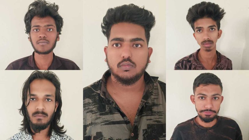 ಕಾರಿನಲ್ಲಿ ಡ್ರಗ್ಸ್ ಸಾಗಿಸುತ್ತಿದ್ದ ಐವರು ಆರೋಪಿಗಳ ಬಂಧನ