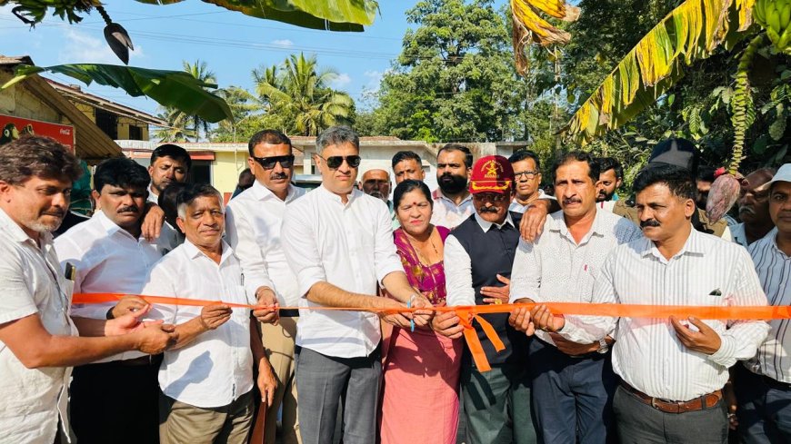 ಬೆಟ್ಟಗೇರಿ ಗ್ರಾಮ ಪಂಚಾಯತ್ ವ್ಯಾಪ್ತಿಯಲ್ಲಿ ನೂತನ ಕಾಂಕ್ರೀಟ್ ರಸ್ತೆ ಉದ್ಘಾಟಿಸಿದ ಶಾಸಕ ಎಎಸ್ ಪೊನ್ನಣ್ಣ