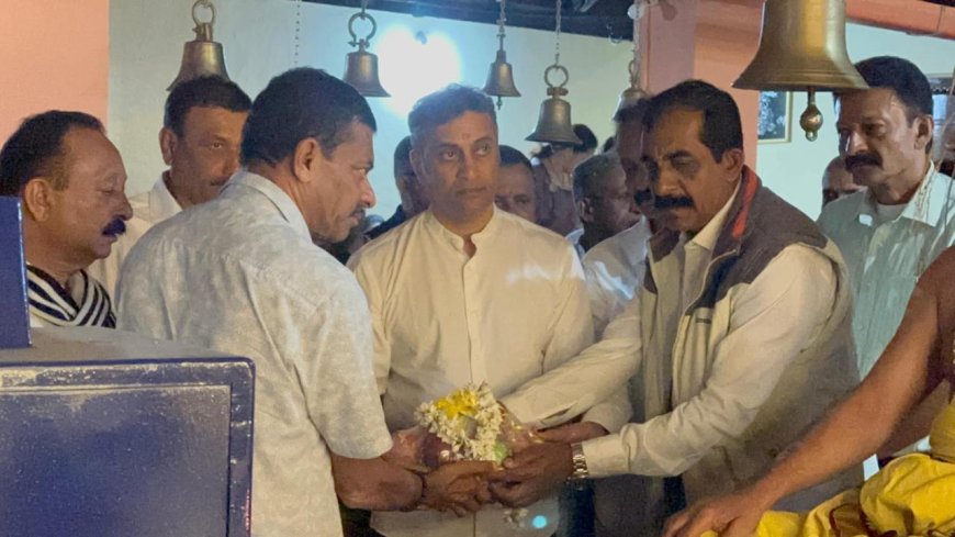 ಶ್ರೀ ಮಹಾದೇವರ ದೇವಾಲಯಕ್ಕೆ ಶಾಸಕ ಎಎಸ್ ಪೊನ್ನಣ್ಣ ಭೇಟಿ