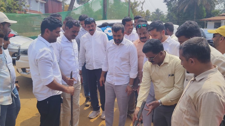 1.5 ಕೋಟಿ ವೆಚ್ಚದ ಕೇಮಾಡ್- ಕುಂಬಳದಾಳು- ಮೂರ್ನಾಡು ರಸ್ತೆ ನವೀಕರಣಕ್ಕೆ ಡಾ ಮಂತರ್ ಗೌಡ ಚಾಲನೆ