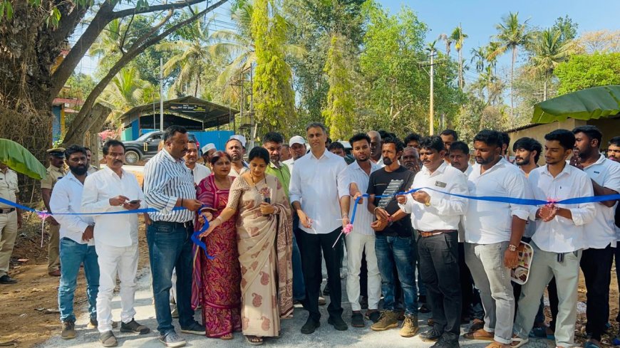 ನಾಪೋಕ್ಲು:ಗ್ರಾಮ‌ ಪಂಚಾಯತ್ ವ್ಯಾಪ್ತಿಯಲ್ಲಿ ವಿವಿಧ ಅಭಿವೃದ್ಧಿ ಕಾಮಗಾರಿಗಳಿಗೆ ಚಾಲನೆ ನೀಡಿದ ಶಾಸಕ ಎಎಸ್ ಪೊನ್ನಣ್ಣ