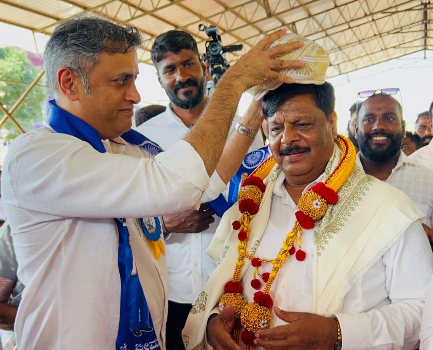 ಸಚಿವರಾದ ಎಚ್.ಸಿ ಮಹದೇವಪ್ಪ ಅವರನ್ನು ಸ್ವಾಗತಿಸಿದ ಶಾಸಕ ಎಎಸ್ ಪೊನ್ನಣ್ಣ