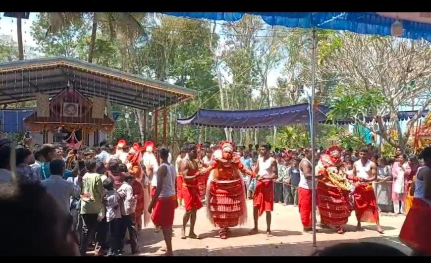 ಸಿದ್ದಾಪುರ; ಶ್ರೀ ಮುತ್ತಪ್ಪ ಭಗವತಿ ದೇವಾಲಯದ ವಾರ್ಷಿಕೋತ್ಸವಕ್ಕೆ ತೆರೆ