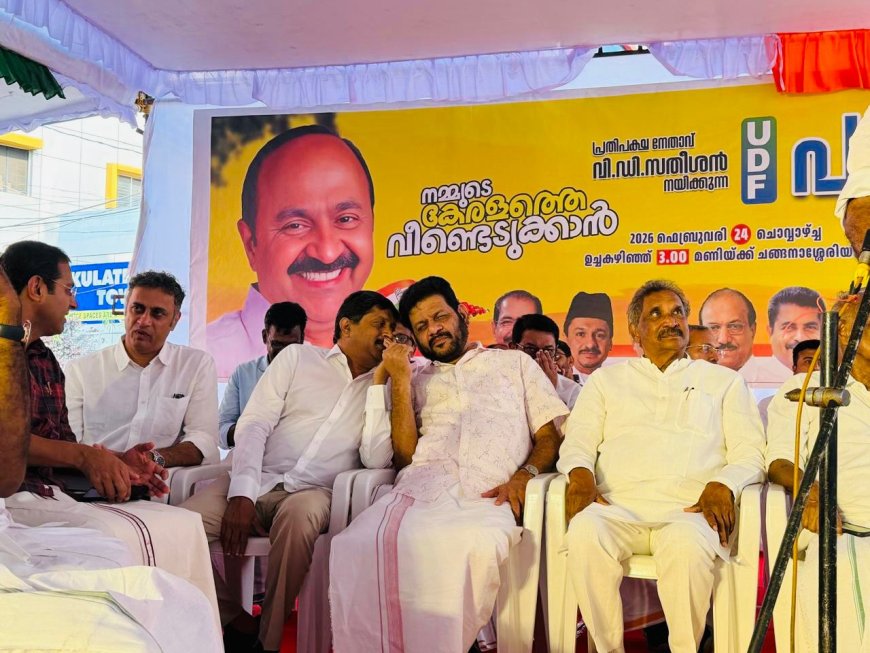 ಕೇರಳ: ಚುನಾವಣಾ ಪ್ರಚಾರದಲ್ಲಿ ಭಾಗವಹಿಸಿದ ಶಾಸಕ ಎಎಸ್ ಪೊನ್ನಣ್ಣ