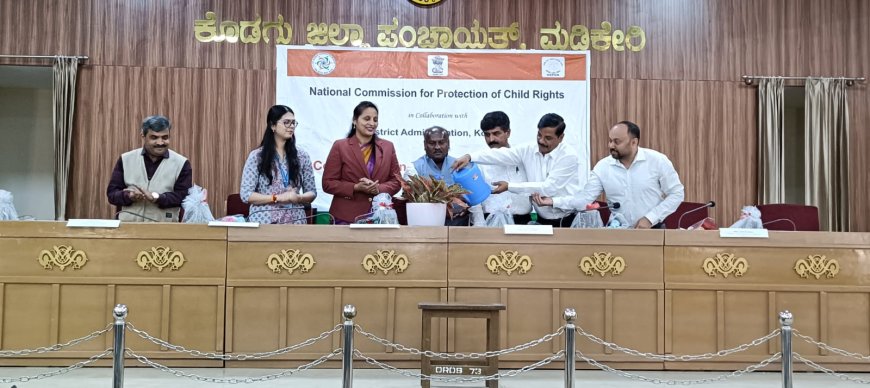 ರಾಷ್ಟ್ರೀಯ ಮಕ್ಕಳ ಆಯೋಗದಿಂದ ಕಾರ್ಯಾಗಾರ  ಚಿಕ್ಕ ಮಕ್ಕಳಲ್ಲಿ ಒತ್ತಡ ಹೇರದೆ ಒಳ್ಳೆಯ ಸಲಹೆ ಮಾರ್ಗದರ್ಶನ ನೀಡಿ: ಶುಭ