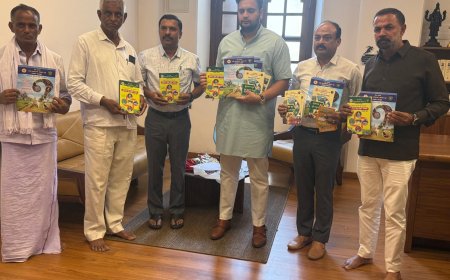 ಸಂಸದರಿಂದ ರಾಷ್ಟ್ರೀಯ ನೈಸರ್ಗಿಕ ಕೃಷಿ ಅಭಿಯಾನ ಪುಸ್ತಕ ಬಿಡುಗಡೆ