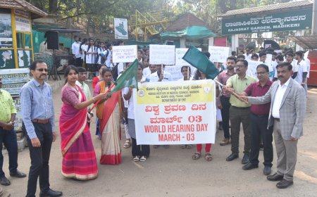 ‘ವಿಶ್ವ ಶ್ರವಣ ದಿನ’ ಪ್ರಯುಕ್ತ ಬೀದಿ ನಾಟಕ ಮೂಲಕ ಜಾಗೃತಿ ಜಾಥ ಶ್ರವಣ ಪ್ರತಿಯೊಬ್ಬರ ಮಹತ್ವದ ಅಂಗ: ತಜ್ಞ ವೈದ್ಯರ ಅಭಿಮತ