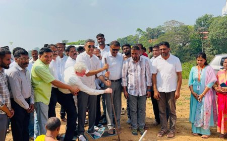 ವಿರಾಜಪೇಟೆ ಉಪ ವಿಭಾಗದ ಸೆಸ್ಕ್ ಕಚೇರಿಯ ನೂತನ ಕಟ್ಟಡ ಕಾಮಗಾರಿಗೆ ಶಾಸಕ ಎಎಸ್ ಪೊನ್ನಣ್ಣ ಚಾಲನೆ