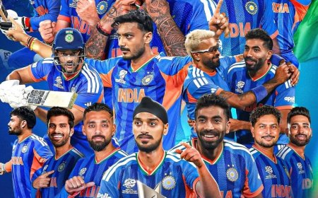 T-20 ವರ್ಲ್ಡ್ ಕಪ್;ಇಂಡಿಯಾ ಚಾಂಪಿಯನ್;  ಮೂರನೇ ಬಾರಿಗೆ T-20 ಚಾಂಪಿಯನ್ ಪ್ರಶಸ್ತಿ ಮುಡಿಗೇರಿಸಿಕೊಂಡ ಭಾರತ
